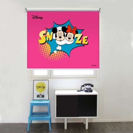 Snooze, Minnie & Mickey Mouse Ρολοκουρτίνα - Ρόλερ Σκίασης
