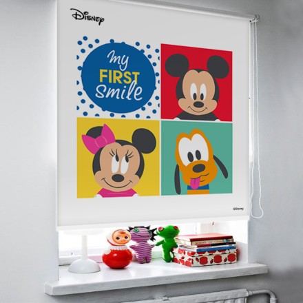 Το πρώτο μου χαμόγελο, Minnie & Mickey Mouse & Pluto Ρολοκουρτίνα - Ρόλερ Σκίασης
