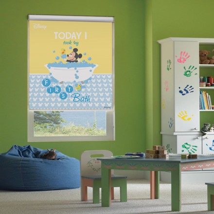 Σήμερα έκανα το πρώτο μου μπάνιο, Mickey Mouse Ρολοκουρτίνα - Ρόλερ Σκίασης