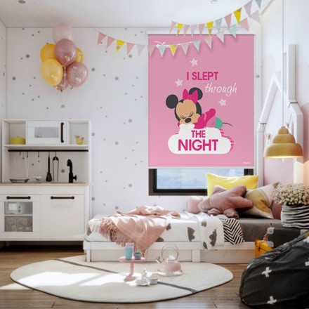 I slept through the night, Minnie Mouse Ρολοκουρτίνα - Ρόλερ Σκίασης