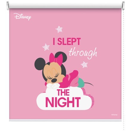 I slept through the night, Minnie Mouse