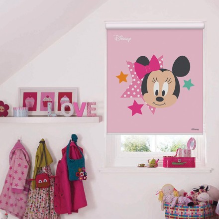 Minnie Mouse with stars Ρολοκουρτίνα - Ρόλερ Σκίασης