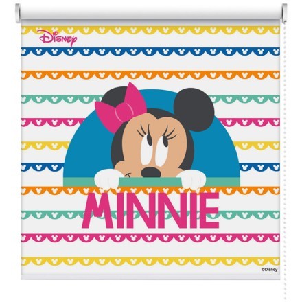 Minnie Mouse with stripes