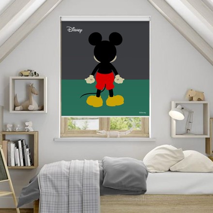 Η φιγούρα του Mickey Mouse!! Ρολοκουρτίνα - Ρόλερ Σκίασης