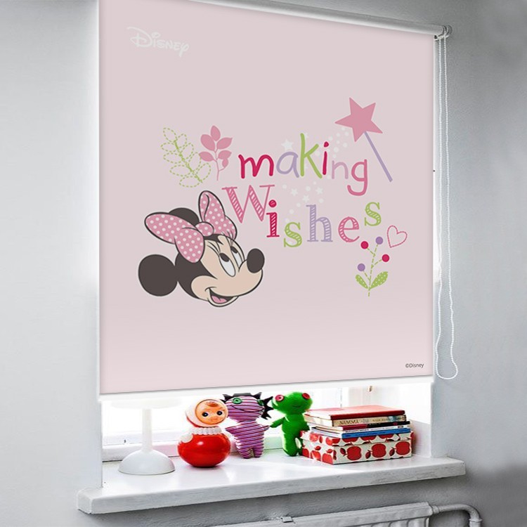 Ρολοκουρτίνα - Ρόλερ Σκίασης Making wishes, Minnie Mouse