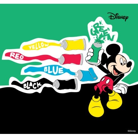 Mickey Mouse with colours