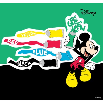 Mickey Mouse with colours