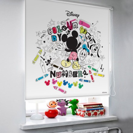 Colours, Mickey Mouse Ρολοκουρτίνα - Ρόλερ Σκίασης