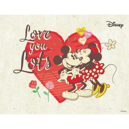 Love you a lot, Mickey & Minnie Mouse