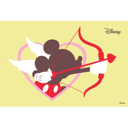 Mickey Mouse fell in love...
