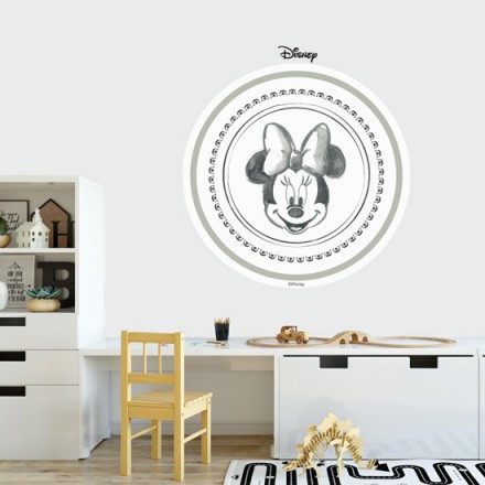 Boho Minnie Mouse Αυτοκόλλητο Τοίχου