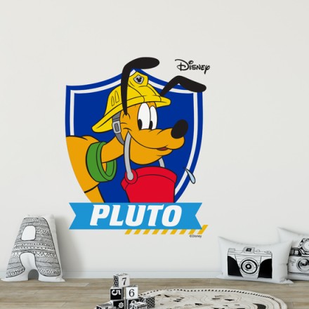 Pluto firefighter Αυτοκόλλητο Τοίχου