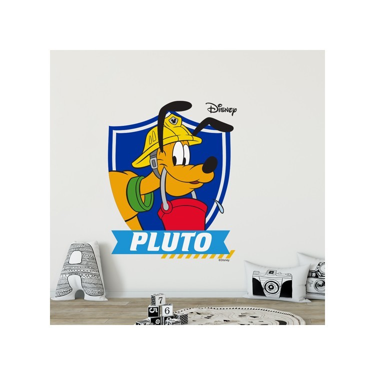 Αυτοκόλλητο Τοίχου Pluto firefighter