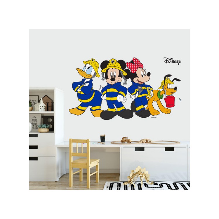 Αυτοκόλλητο Τοίχου Mickey Mouse and the rescue team