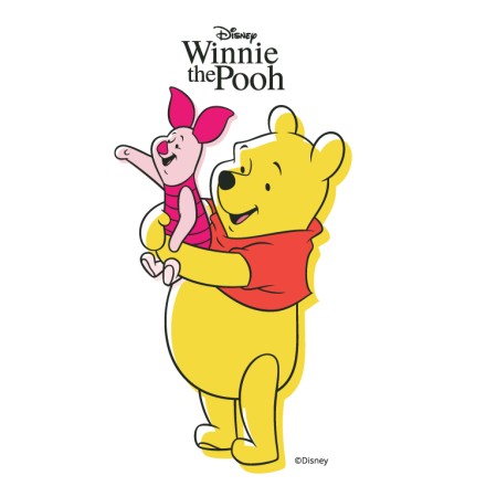 Winnie the Pooh αγκαλιά με τον Pigglet