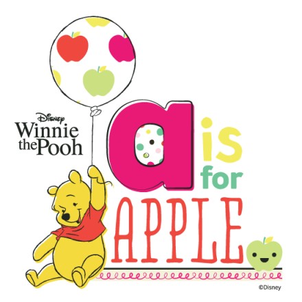 A is for apple,Winnie the Pooh