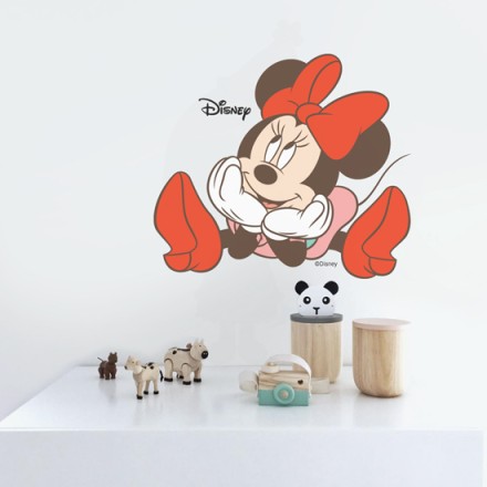Minnie Mouse red Αυτοκόλλητο Τοίχου