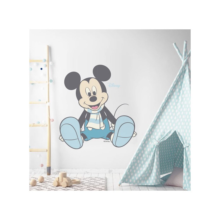 Αυτοκόλλητο Τοίχου Blue Mickey Mouse