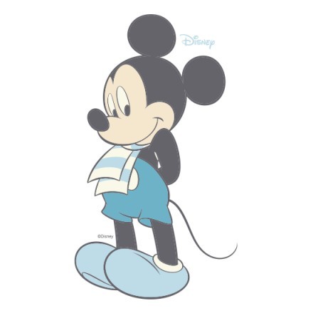Mickey Mouse with blue clothes