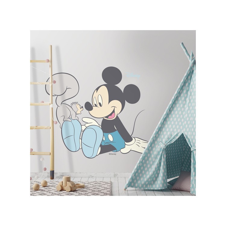 Αυτοκόλλητο Τοίχου Blue Mickey Mouse!!