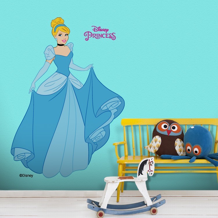 Αυτοκόλλητο Τοίχου Cinderella, Princess