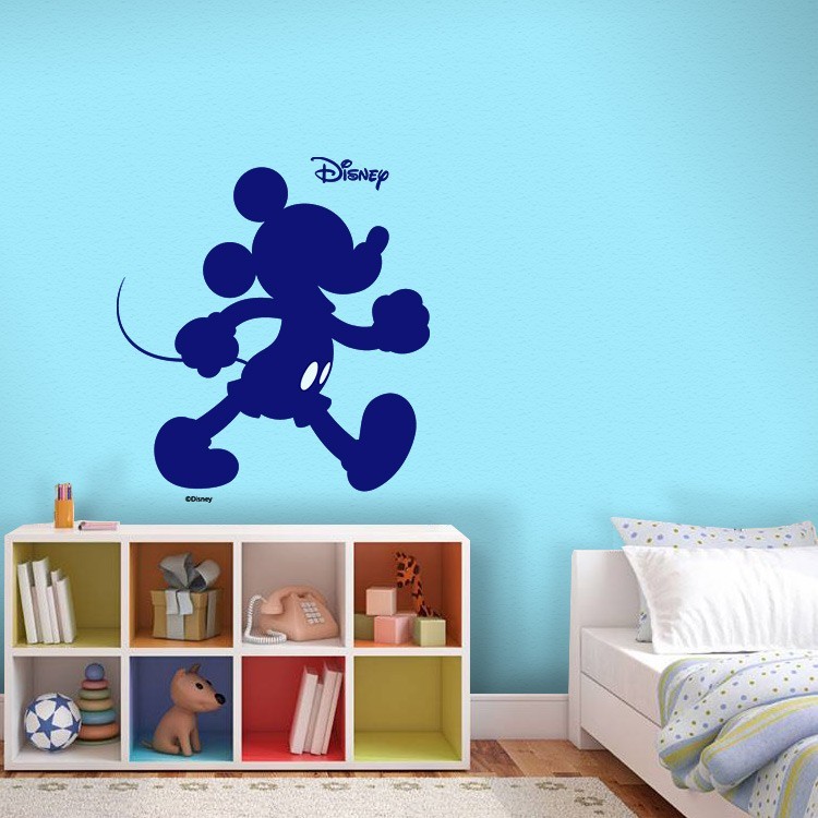 Αυτοκόλλητο Τοίχου O Mickey Mouse περπατάει χαρούμενος