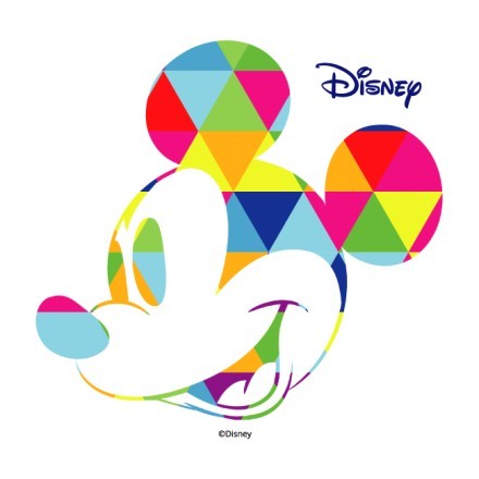 Colourful Mickey Mouse