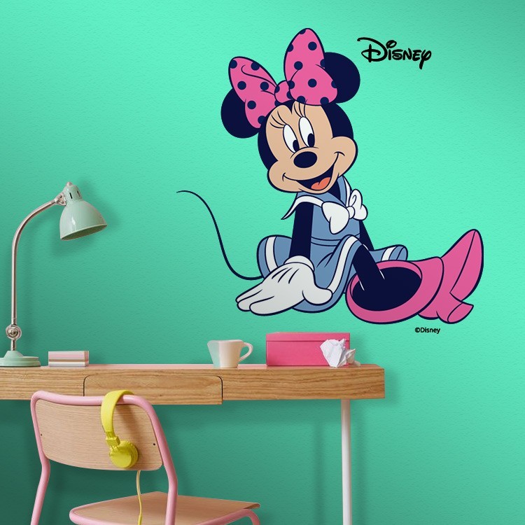 Αυτοκόλλητο Τοίχου Minnie Mouse!!