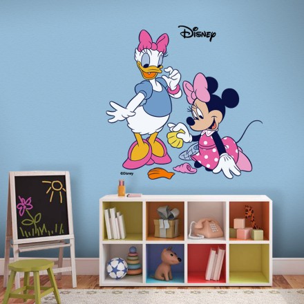 Daisy Duck & Minnie Mouse,καλές φίλες Αυτοκόλλητο Τοίχου