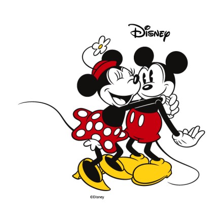 Η Minnie αγκαλιάζει το Mickey