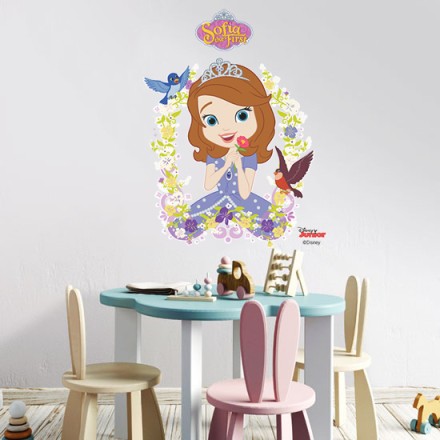 Η όμορφη Sofia the FIrst! Αυτοκόλλητο Τοίχου
