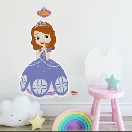 Sofia the First με το όμορφο φορεματάκι της! Αυτοκόλλητο Τοίχου