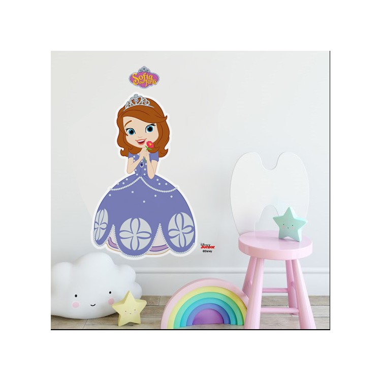 Αυτοκόλλητο Τοίχου Sofia the First με το όμορφο φορεματάκι της!