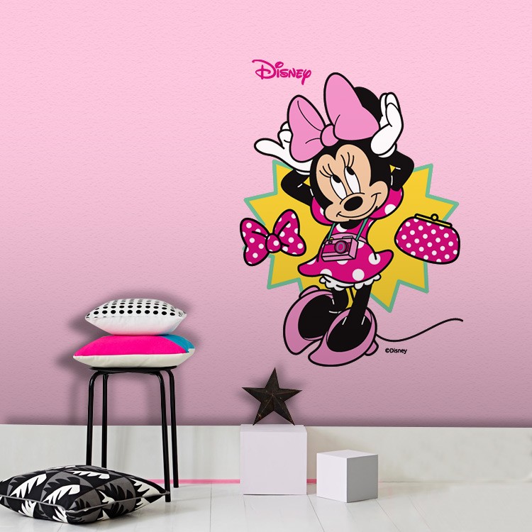 Αυτοκόλλητο Τοίχου Minnie Mouse!