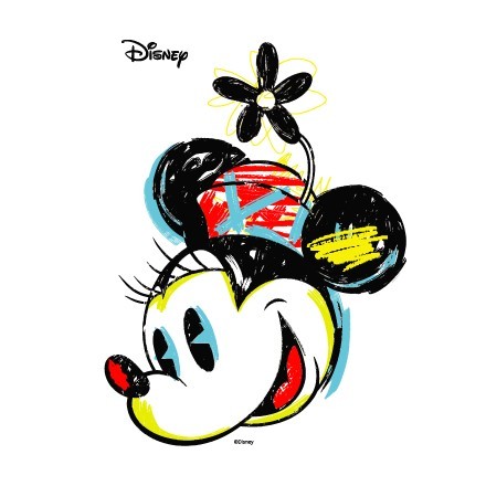 Face of Minnie Mouse!