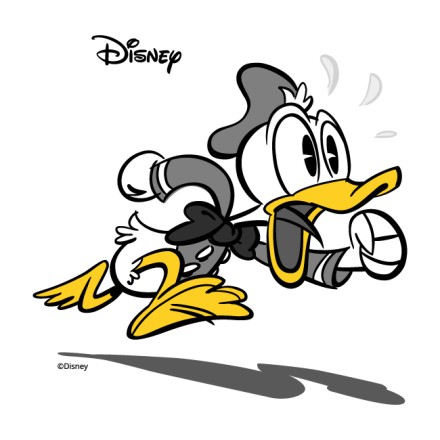 Ο Donald Duck τρέχει