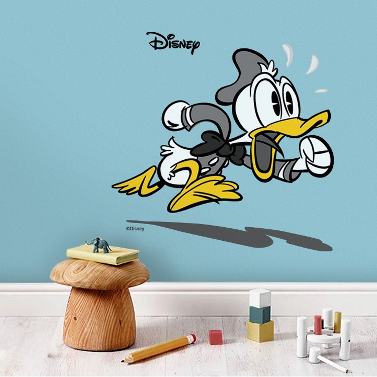 Αυτοκόλλητο Τοίχου Ο Donald Duck τρέχει