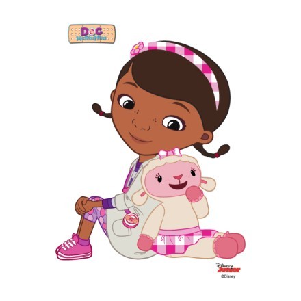 Μικρή Γιατρός κάθεται με την Αρνίτσα, Doc McStuffins