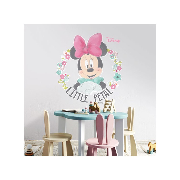 Αυτοκόλλητο Τοίχου Little Petal, Minnie Mouse
