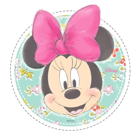 Minnie Mouse happy
