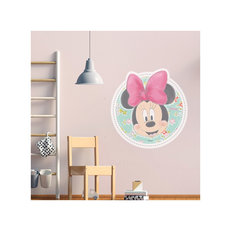 Αυτοκόλλητο Τοίχου Minnie Mouse happy