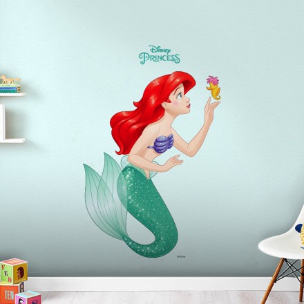 Princess Ariel, the Mermeid! Αυτοκόλλητο Τοίχου