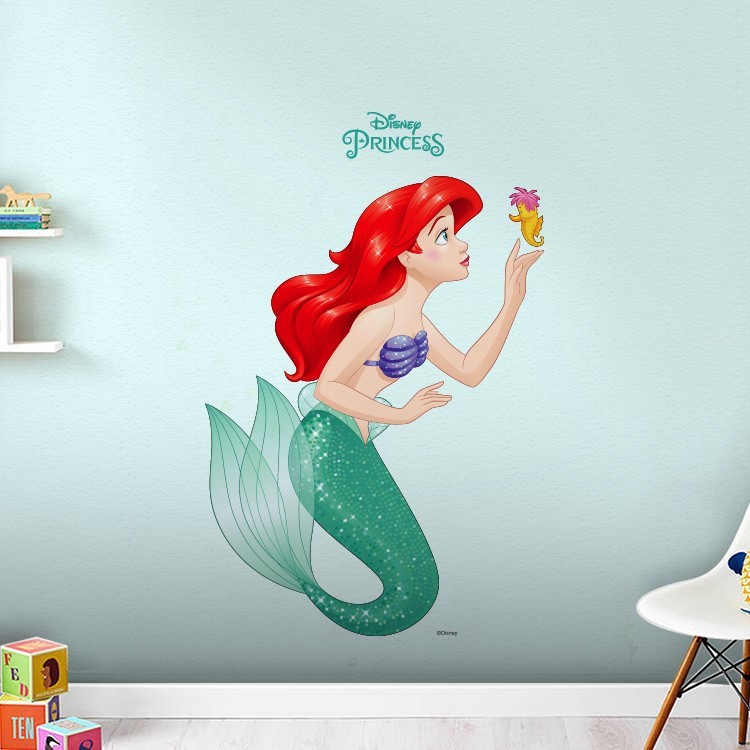 Αυτοκόλλητο Τοίχου Princess Ariel, the Mermeid!