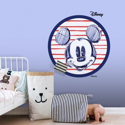 Η φάτσα του Mickey! Αυτοκόλλητο Τοίχου