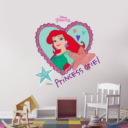 Ariel, Princess! Αυτοκόλλητο Τοίχου
