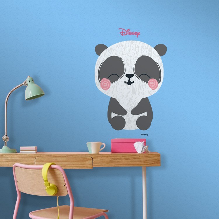 Αυτοκόλλητο Τοίχου Χαριτωμένο panda από τις περιπέτειες της Minnie