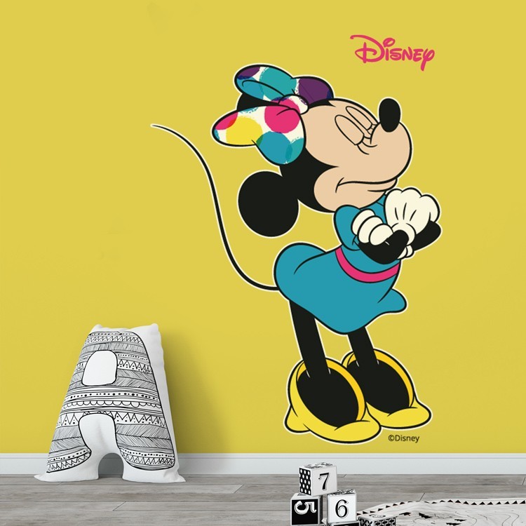 Αυτοκόλλητο Τοίχου Minnie Mouse πεισματάρα