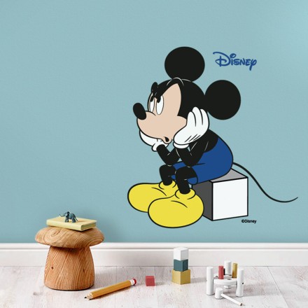 Θυμωμένος Mickey Mouse Αυτοκόλλητο Τοίχου