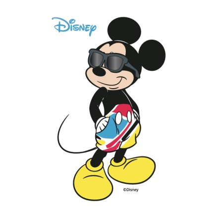 Mickey Mouse with sunglasses