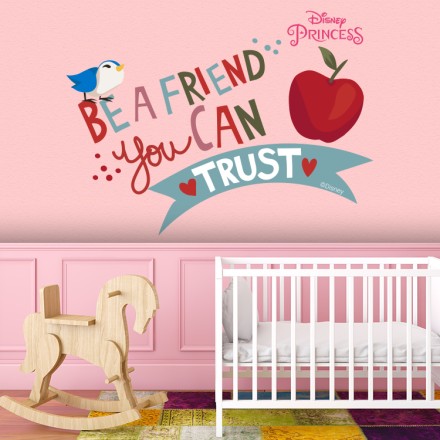 Be a friend you can trust, Snow-White!! Αυτοκόλλητο Τοίχου